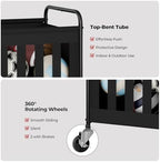 StorageWorks Sports Ball Storage Cart with Wheels, Garage Ball Storage - Image 6
