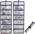 Large Tool Roll Bag, 6-Pocket Expanded Organizer for Longer Tools & Gear | 35.4"x12.2" with 13.5" Pockets, Waterproof PVC - 2 Pack by Unknown