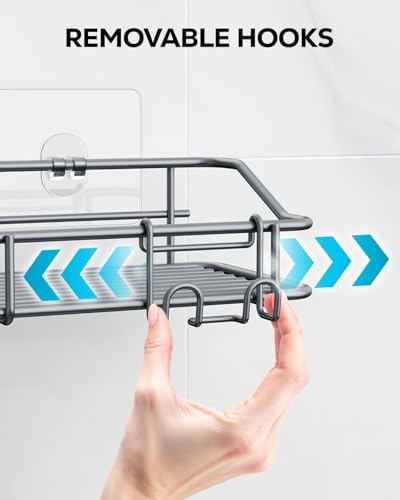 Nieifi Shower Caddy Adhesive, Shower Shelves, Shampoo Holder for Bathroom - Image 5