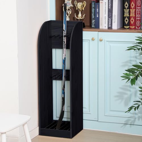 Cinnvoice 38''Vertical Hockey Stick Organizer Holder for 7 Sticks - Image 5
