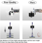 3-H Broom Holder Wall Mount 30 Pack, Stainless Steel Mop Hanger with Screws - Image 2