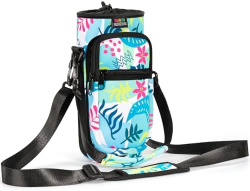 Nuovoware Water Bottle Carrier Bag, 25oz/32oz, Coloured Leaves by NUOVOWARE
