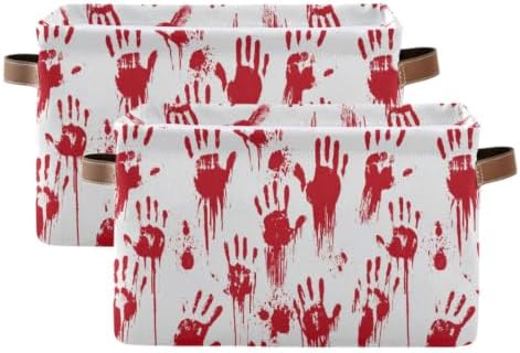 Halloween Rectangular Storage Basket Organizer Bin Shelf Baskets For Clothes Gifts For Home Office Dorm - Image 2