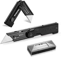 WORKPRO Folding Utility Knife, G10 Handle, Black by WORKPRO