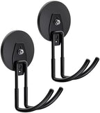 ENUODA Strong Magnetic Hooks Heavy Duty Magnetic Garage Hook, Large Magnet Hooks for Hanging Garden Tool, Broom, Shovel, Hose, Extension Cord, Container, Tool Chest, Shed, Storage & Organization, 2PCS by ENUODA