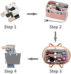 ZTUJO Purse Organizer Insert, Felt Bag Organizer with Metal Zipper, Handbag & Tote Shaper, For Speedy Neverfull Tote, 7 Sizes - Image 6