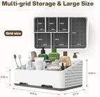 Cleangor Countertop Bathroom Organizer, Toothbrush Holder with Drainage - Image 4