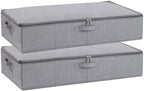 Under Bed Storage Container,Grey,31.5x15.7x5.9 Inch,2 Pack by YheenLf