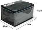 Hefty Large Flexible Tote with Breathable Mesh, Double Zipper, 2 Handles – Ideal for Moving or Clothes & Apparel Storage, Alternative to Plastic Bin, Organizer or Container – 4 Pack - Image 5