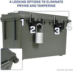 Sheffield XL Ammo Box Made in USA, Stackable Lockable Ammo Storage Box - Image 6