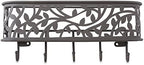 DII Wall Mounted Mail, Letter & Key Holder, Gray, Medium by DII