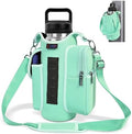 icolor Magnetic Gym Bag Water Bottle Carrier Holder with Phone Pockets & Shoulder Strap,Gym Magnetic Bag 5 Built-in Magnets Gym Accessories Organizer Sling Bottle Bag Pouch Sleeve by icolor