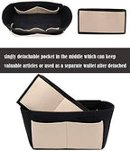 LEXSION Felt Purse Organizer Insert, Tote Bag Shaper Dividers with 5 Sizes - Image 2