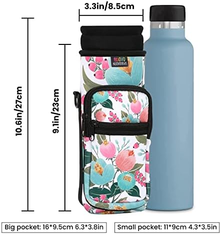 Nuovoware Water Bottle Carrier Bag, 25oz/32oz, Rosebush pink - Image 4