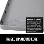 GORILLA GRIP Waterproof Silicone Under Sink Mat, Stay in Place, 34x22 Gray - Image 5