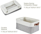 DECOMOMO Small Storage Basket, Closet Storage Bins - Image 4