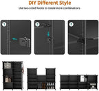 AWTATOS 8 Tiers Shoe Rack Organizer, 32 Pair Shoe Storage Cabinet, Black - Image 6
