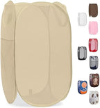 Handy Laundry Collapsible Mesh Pop Up Hamper with Side Pocket by Handy+Laundry