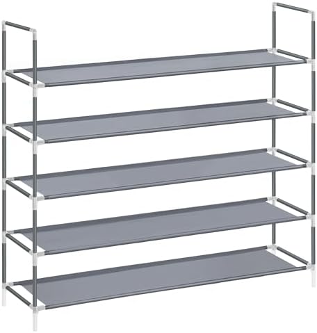SONGMICS 5-Tier Shoe Rack, Shoe Storage for Hallway Closet - Image 7