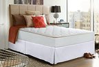 Utopia Bedding Valance Sheet Single - Soft Brushed Polyester-Microfibre - Pleated - Fits Under The Mattress & Down to The Floor - Base Bed Skirt (White) - Image 7