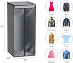 Univivi Garment Bags for Hanging Clothes, Cloth Bag 40 In, 2 PCS, Grey - Image 5