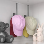 Durmmur Stainless Steel Hat Organizer, Hat Rack for Wall,Each Holds 25 Hats - Image 2