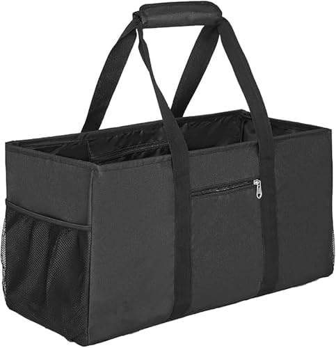 Extra Large Utility Tote Bag - Reusable Grocery Bags Foldable Heavy Duty by XINFULLWOL