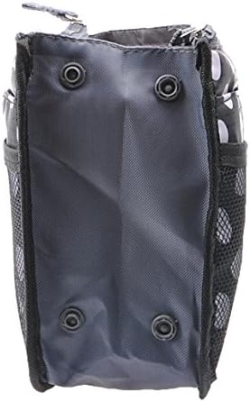 Vercord Purse Organizer Insert for Handbags Bag Organizers Inside Tote Pocketbook Women Nurse Nylon 13 Pockets Black Dots Large - Image 4