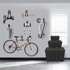 SMARTOLOGY Garage Hooks, 12 Pack Wall Storage Hook Includes 2 Extension Cord Holder, Utility Organization, Heavy Duty Wall Mount Hangers for Hanging Bike, Ladder, Garden Tools - Image 5