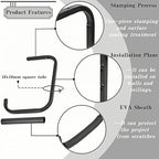 Overhead Garage Storage Rack, Heavy Duty Ceiling Storage Hooks Utility Hanger for Lumber Ladder Bike & Other Bulky Items (4) - Image 3