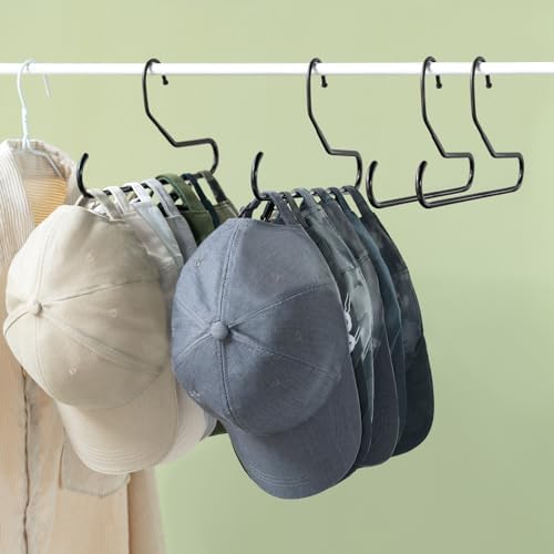 Mkono Hat Organizer, Hat Storage Hangers for Closet Holder 40 Caps Set of 4 - Image 2