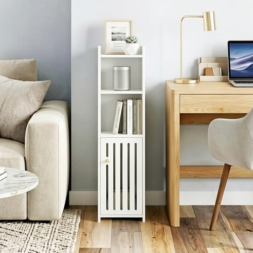4-Tier Narrow Bathroom Cabinet, 7.9" W X 31.5" H - Image 5