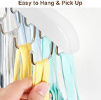 Resovo Bra Hanger for Closet, Tank Top Hanger 20 Hooks Capacity Foldable Wood Space Saving Hangers Closet Organizers and Storage for Dorm & Apartment for Tank Top, Bra, Scarf etc. - Image 5