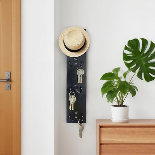 Yohsnor Vertical Key Holder for Wall,Space-Saving Hook Rack for Key,Wallet - Image 5