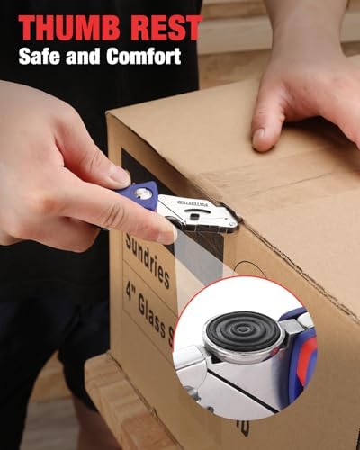 WORKPRO Folding Utility Knife, Quick-Change Box Cutter - Image 3