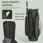 15 Way Golf Cart Bag with Organizer Top, Golf Club Cart Bag for Men - Image 4