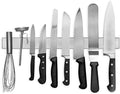 Modern Innovations Magnetic Knife Holder for Wall and Fridge - 18" Knife Magnetic Strip, Magnet Kitchen Knife Holder and Rack, Stainless Steel Magnetic Knife Bar for Kitchen Utensils by ModernInnovations