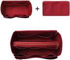 ZTUJO Purse Organizer Insert, Felt Bag Organizer with Metal Zipper, Handbag & Tote Shaper, For Speedy Neverfull Tote, 7 Sizes - Image 5