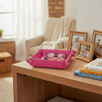 UnionBasic Small Valet Tray, Jewelry Tray for Rings Watches Earrings, Entryway Catchall Caddy for Coins Keys Change, Nightstand Bedside Valet Holder, Trays for Electronic Gadgets, Roseo - Image 6