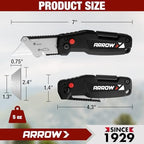 ARROW Utility Knife with Screwdriver, 2-in-1 Box Cutter Multitool - Image 4