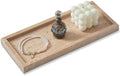 Natural Travertine Vanity Tray, Stone Organizer for Bathroom & Kitchen by SumlusMarbleTheory