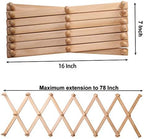 SKOLOO Hat Rack for Wall with 20 Hooks, Solid Wooden, Modern, Expandable Coat Rack Wall Mount for Coats, Hats, Bags, Baseball Caps, Natural Color - Image 6
