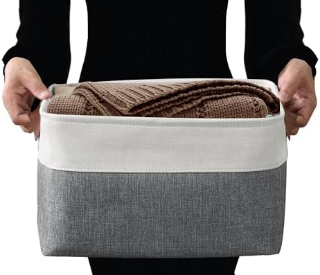 DECOMOMO Storage Bins, Large Fabric Storage Baskets for Shelves 4 Pack - Image 6