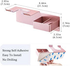 Hair Dryer and Straightener Holder Wall Mounted, Metal Adhesive Hair Tool Organizer for Blow Dryer, Curling Iron, Flat Iron, Bathroom Vanity Salon Barber Shops (Rose Gold) - Image 5
