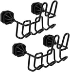 2 Pack Hard Hat Holder for Truck, Car Seat Back Organizer with 3 Hooks for Safety Helmet, Coat, Tool Bag, Stainless Steel with Rubber Coated for Trucks/SUVs/Cars - Image 2