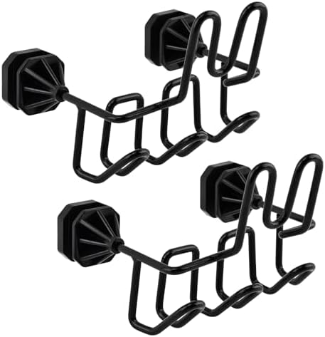 2 Pack Hard Hat Holder for Truck, Car Seat Back Organizer with 3 Hooks for Safety Helmet, Coat, Tool Bag, Stainless Steel with Rubber Coated for Trucks/SUVs/Cars - Image 2