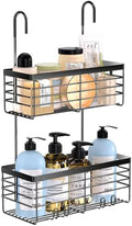 YUOROS 2 Tier Hanging Shower Caddy (Black) by YUOROS