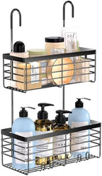 YUOROS 2 Tier Hanging Shower Caddy (Black) by YUOROS