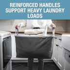 Collapsible Laundry Basket - Midnight Black/Shadow Gray (2PK) - Image 4