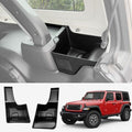 Trunk Side Storage Bin Fit for 2024-2026Jeep Wrangler JL JLU 4XE, Cargo Organizer Tray Wheel Well Storage Box for 2025 Wrangler JL 4 Door Accessories(Left+Right) by Utiiy